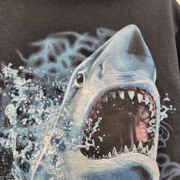 Soring Eagle Hoodie Sweatshirt Full Zip & Drawstring Shark - Picture 10 of 14